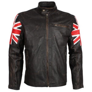 country flag leather jacket Skintoll