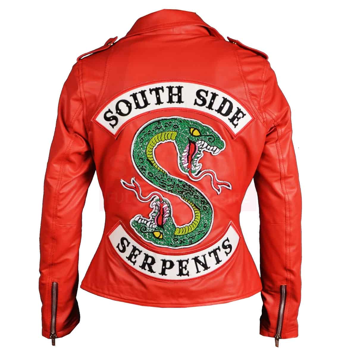 nikotin tennis konto Riverdale Southside Serpents Red Leather Jacket